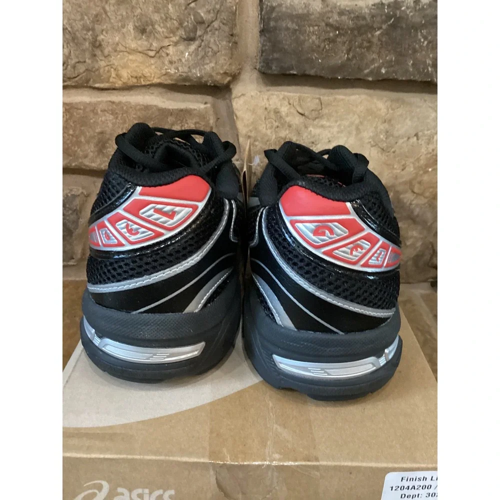 ASICS GEL-1130 GS Big Kids Running Shoes Black Classic Red  Size 7Y New